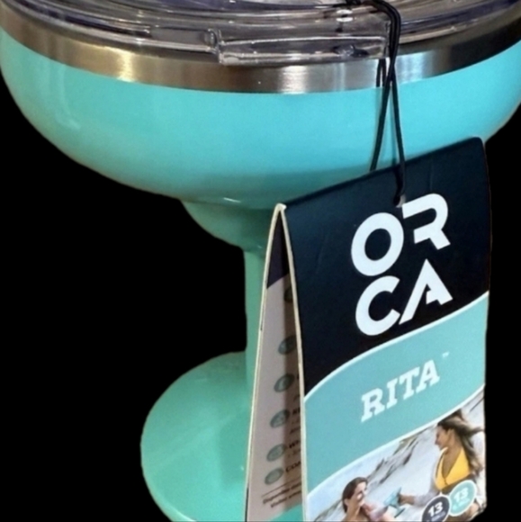 ORCA TURQUOISE NWT INSULATED MARGARITA TUMBLER - Picture 2 of 5